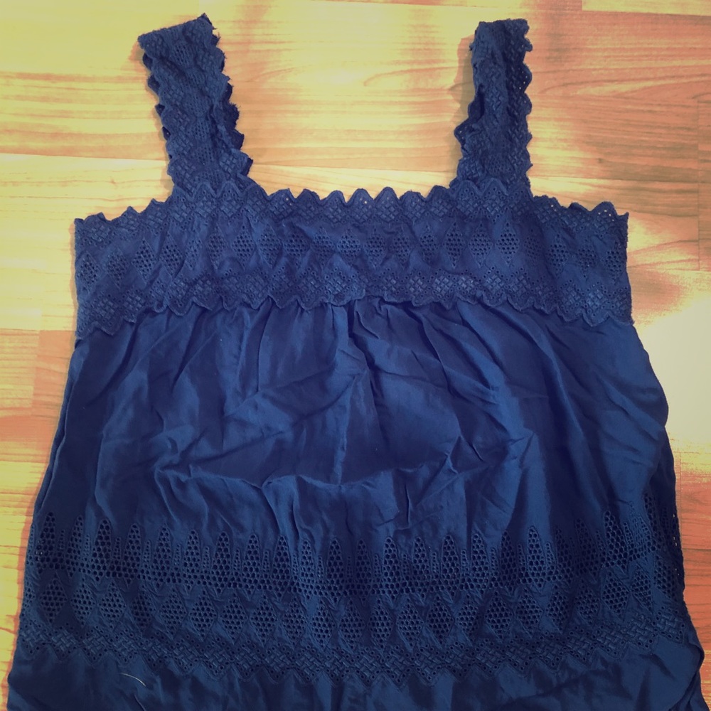 Navy Blue Tank Top